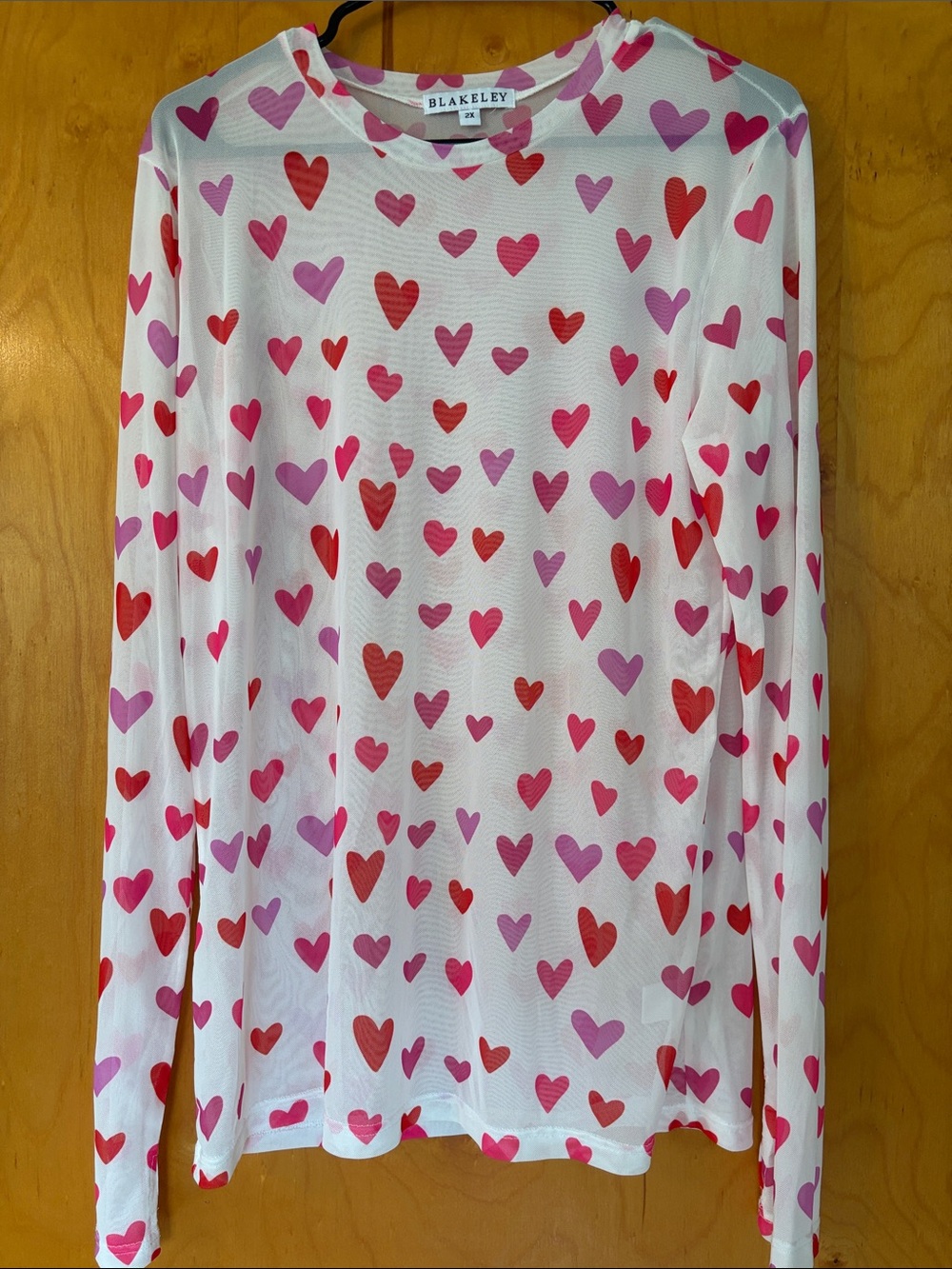 Women’s Long-Sleeve Mesh Shirt NWOT